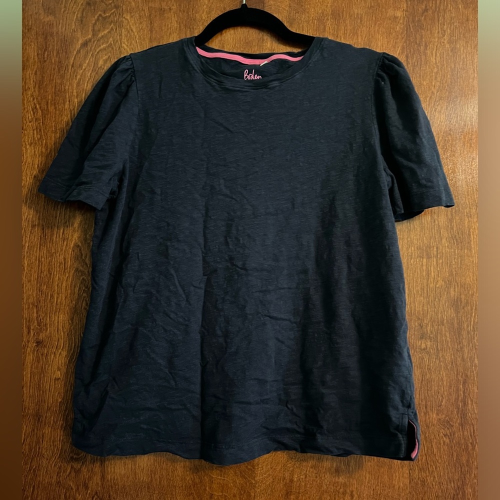 Boden Black Short Sleeve Tee